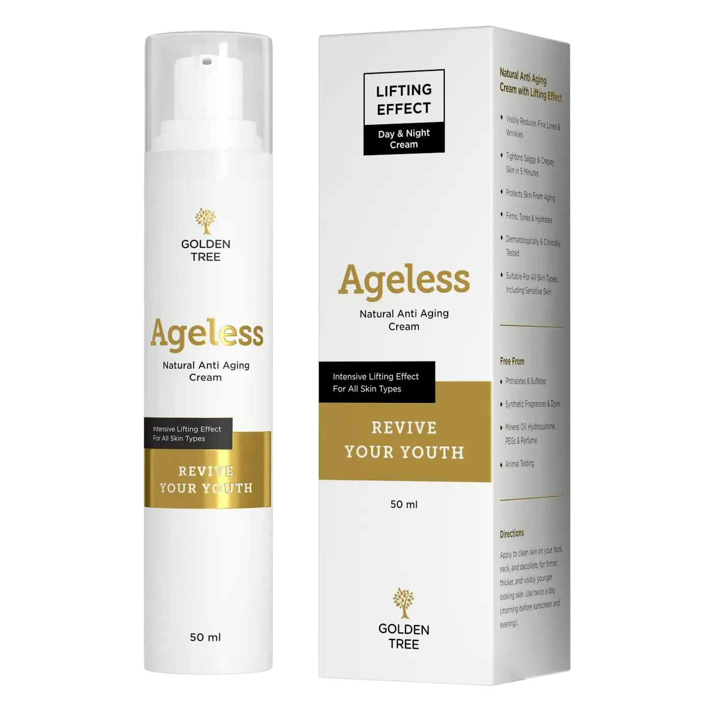 Golden Tree Ageless Anti-Aging-Gesichtscreme